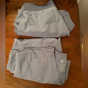 Figs Women's Blue Scrubs Set